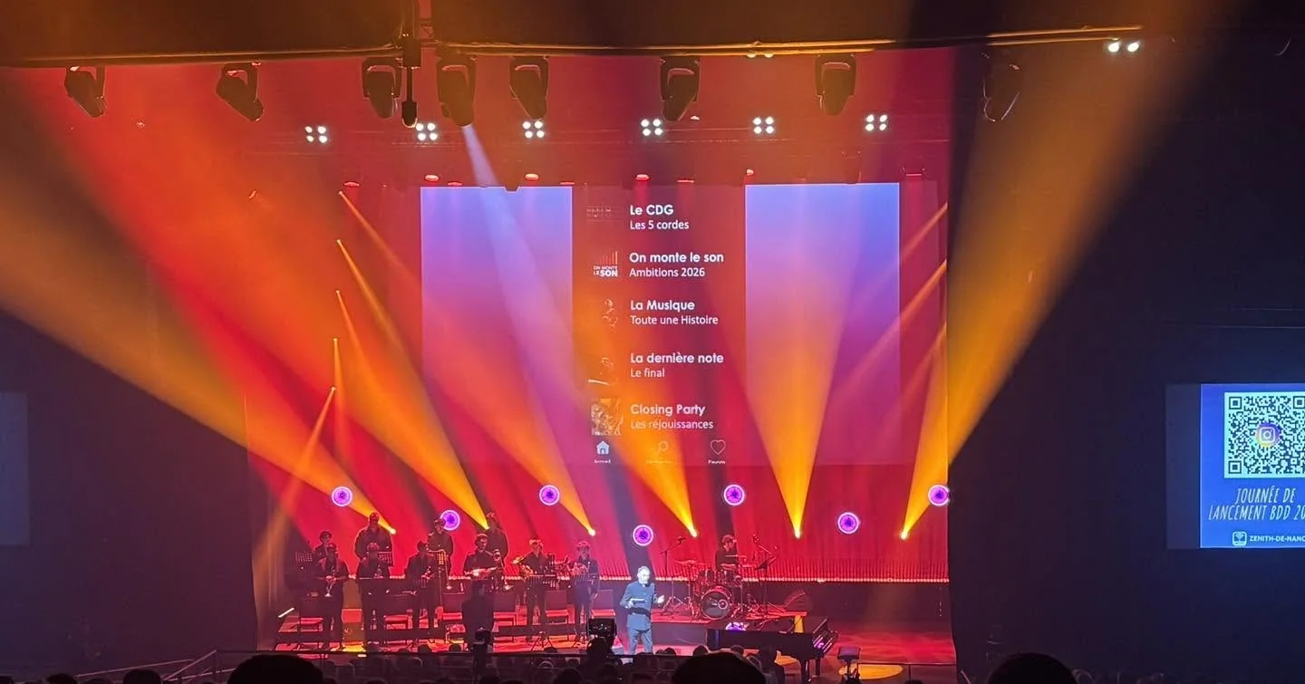 Mise en lumière au Zénith de Nancy