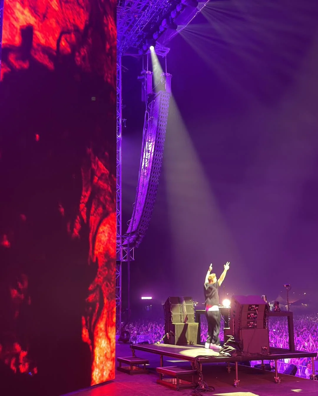 David Guetta sur la scène du MONOLITH Tour à Bratislava