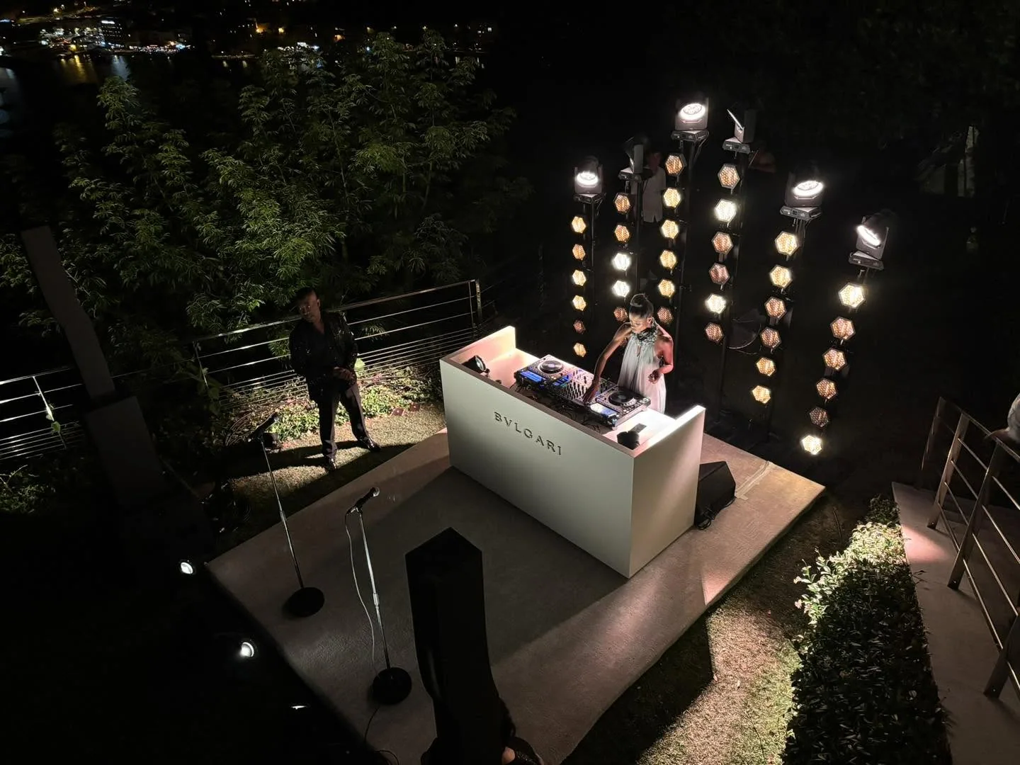 Scène et installation lumière BVLGARI